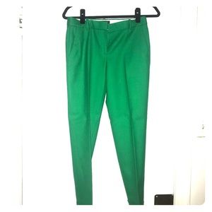 J. Crew Cafe Capri size 0, green